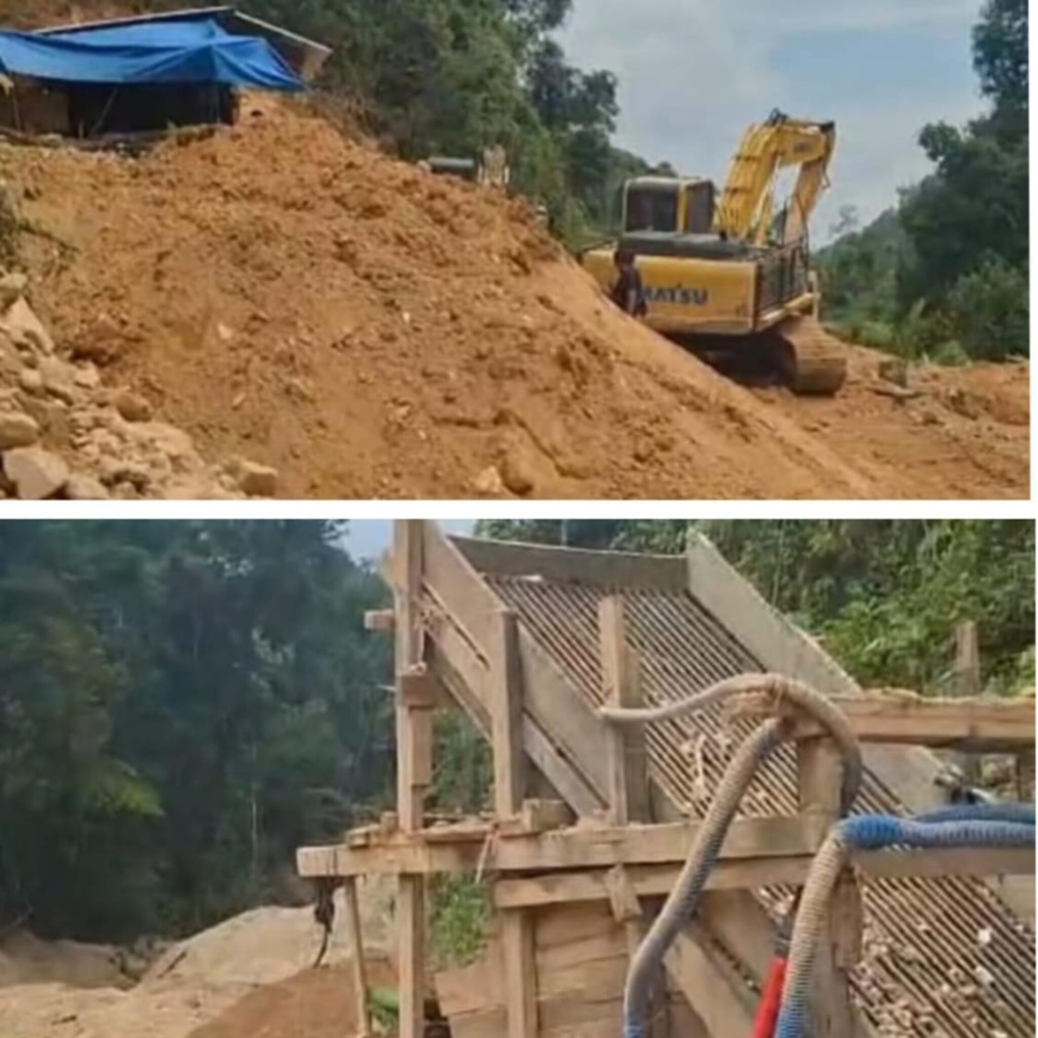 Dua Alat Berat PETI di Pulau Padang Kembali Disorot, Negara Jangan Kalah oleh Mafia Tambang Ilegal