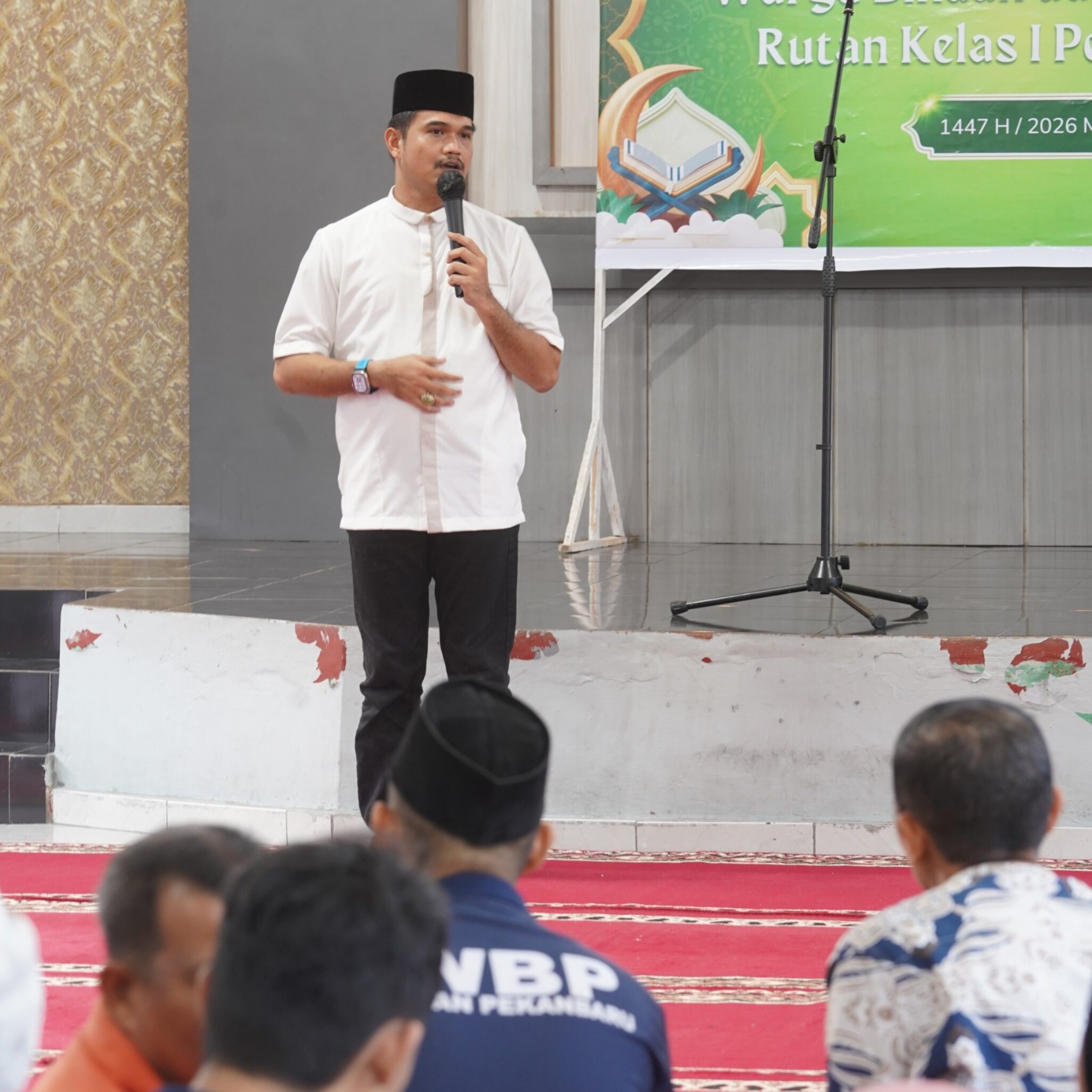 Pererat Silaturahmi, Rutan Pekanbaru Gelar Buka Puasa Bersama Warga Binaan dan Keluarga