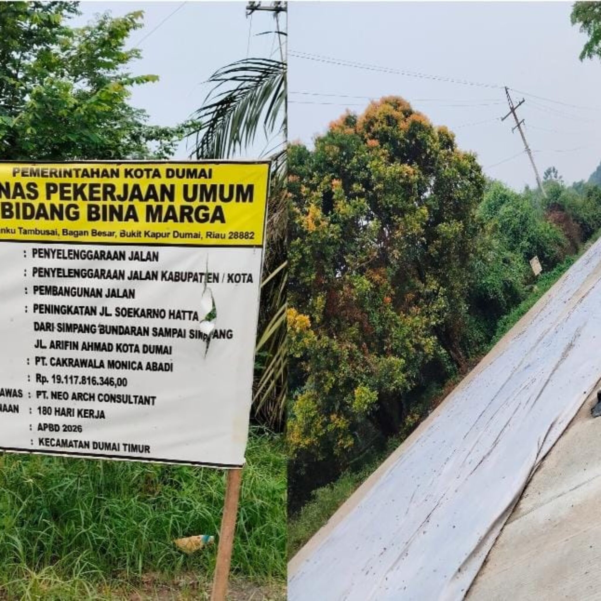 Gunakan APBD Rp19,1 Miliar untuk Jalan Nasional, Kebijakan Wali Kota Dumai Disorot LSM KPK-RI